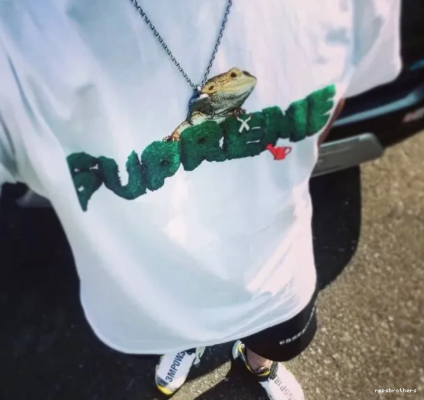 Black T-shirt XL Short Lizard 20SS Plant M Environmental White Tee Green Logo S sleeved L 0819